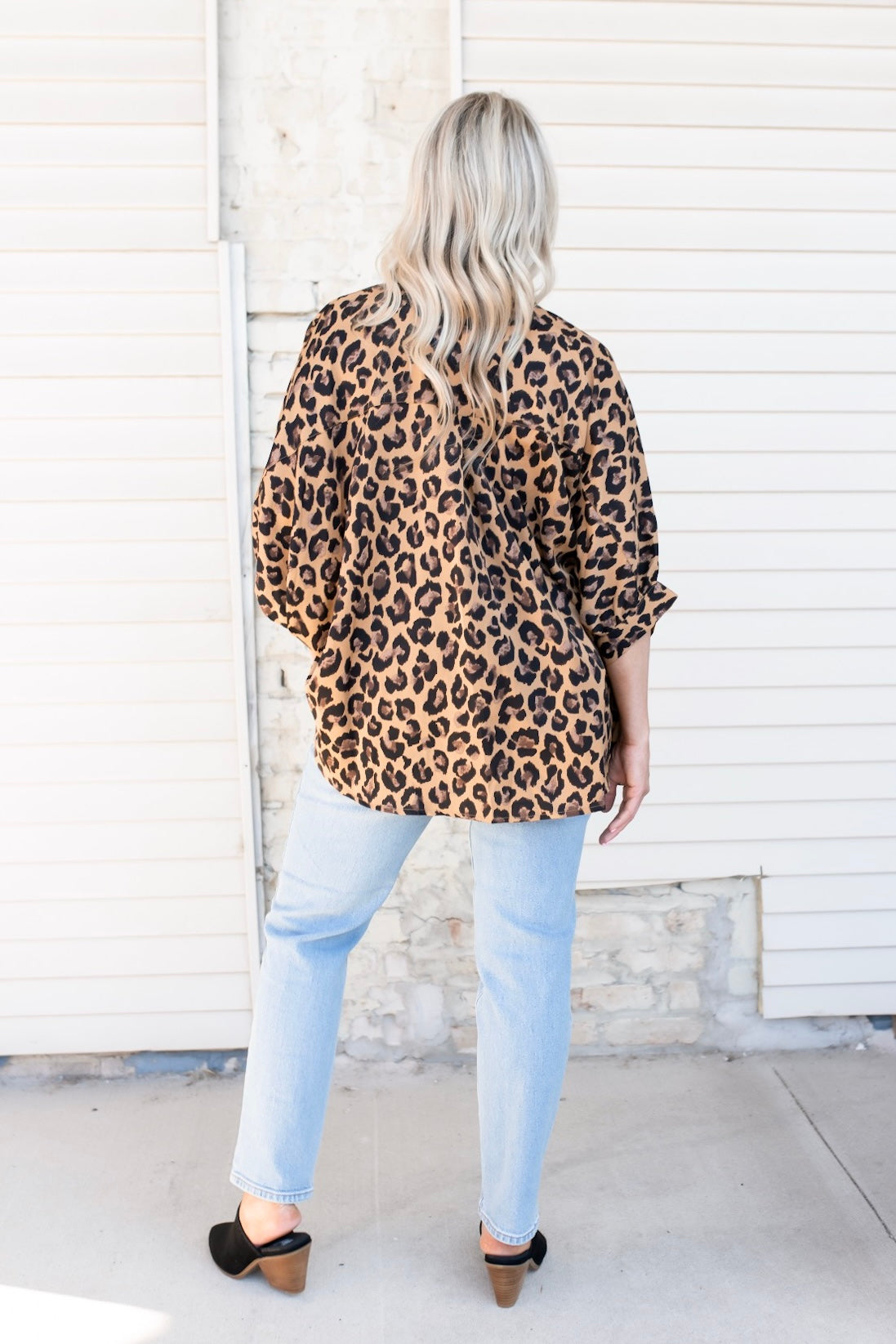 The Leopard Dolman Woven