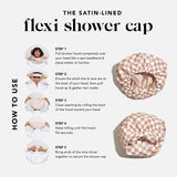 Kit•sch Lined Flexi Shower Cap