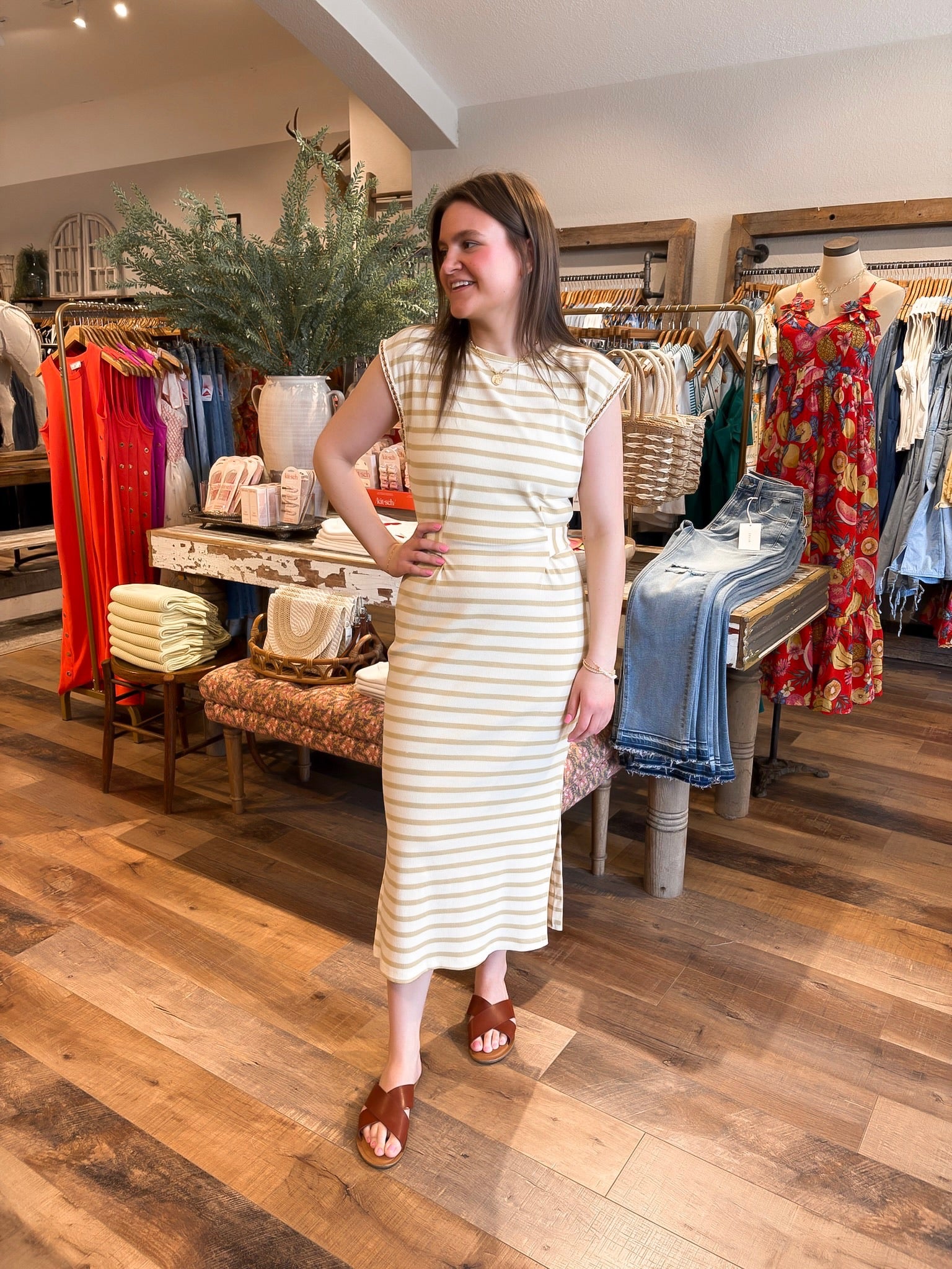 The Casandra Stripe Dress