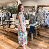 The Emily Flutter Sleeve Midi Dress