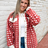 The Checkered Sherpa Jacket